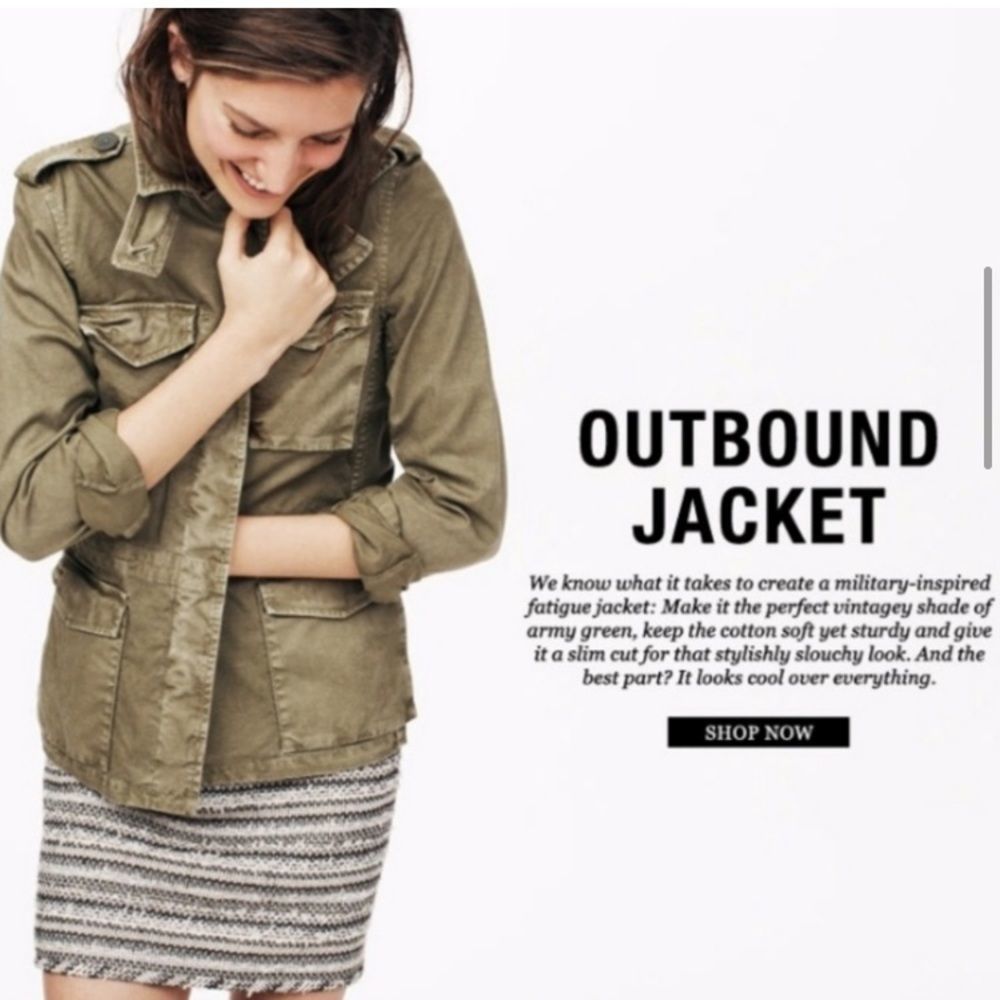 Madewell Outbound Military jacket Olive size XS